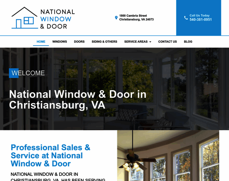 Nationalwindowanddoor.com thumbnail