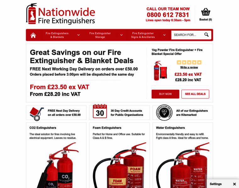 Nationwidefireextinguishers.co.uk thumbnail