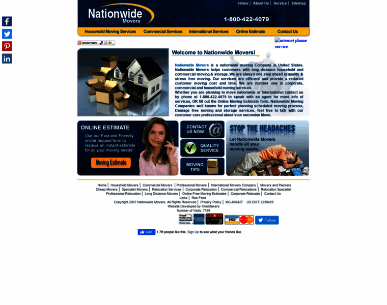 Nationwidemovers.net thumbnail