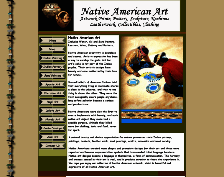 Nativeamerican-art.com thumbnail