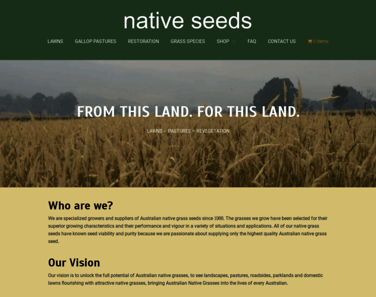 Nativeseeds.com.au thumbnail