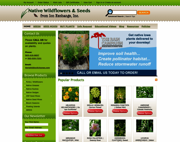 Nativewildflowersandseeds.com thumbnail