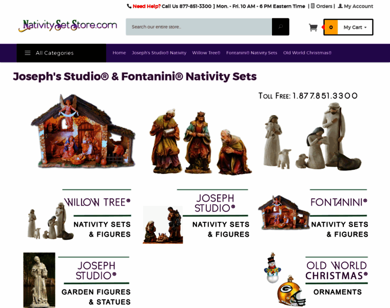 Nativitysetstore.com thumbnail
