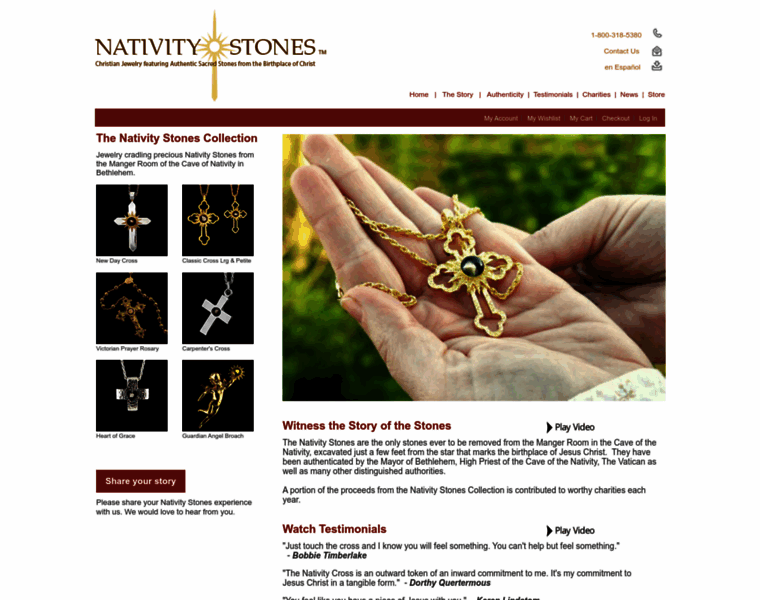 Nativitystonescollection.com thumbnail