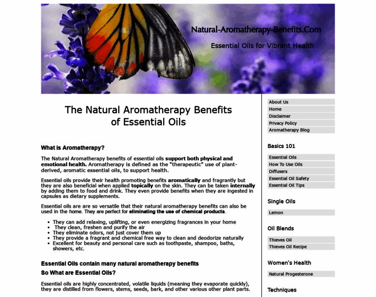 Natural-aromatherapy-benefits.com thumbnail