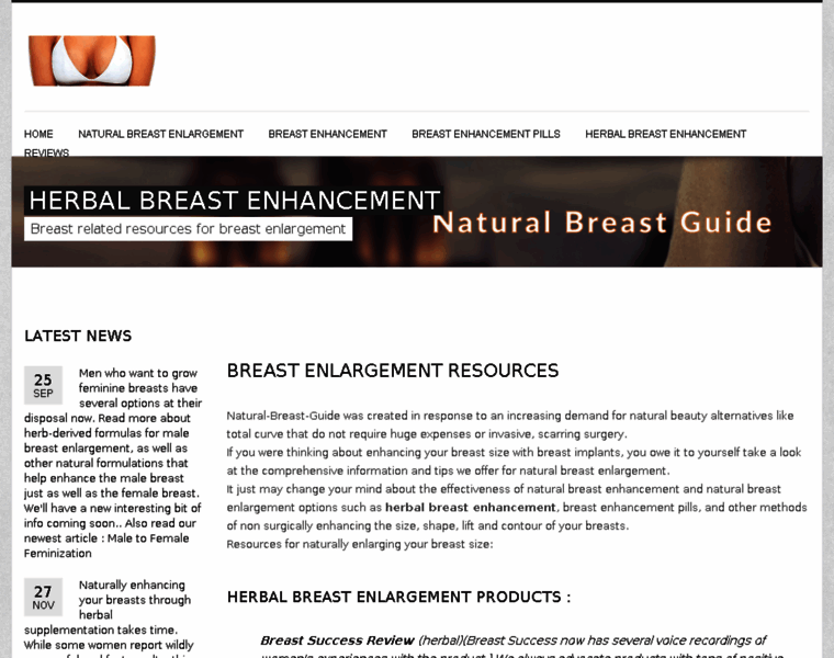 Natural-breast-guide.com thumbnail