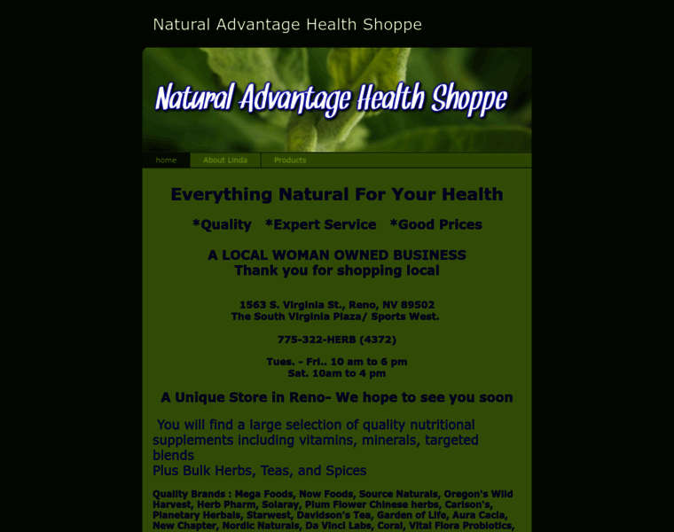 Naturaladvantagehealthshoppe.com thumbnail