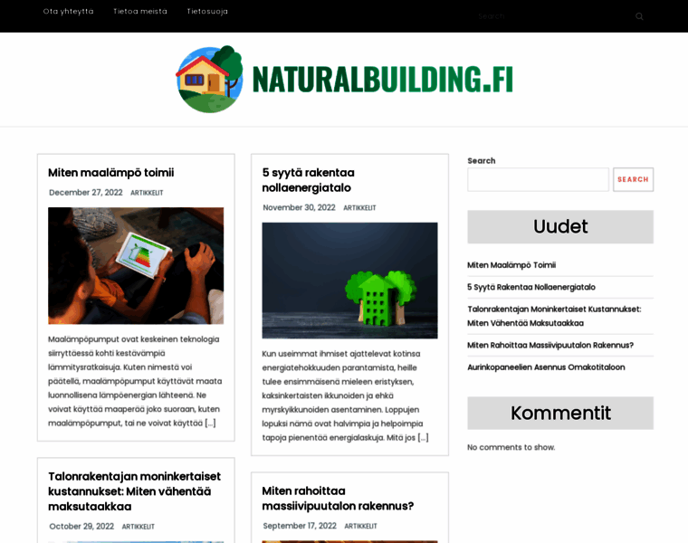 Naturalbuilding.fi thumbnail