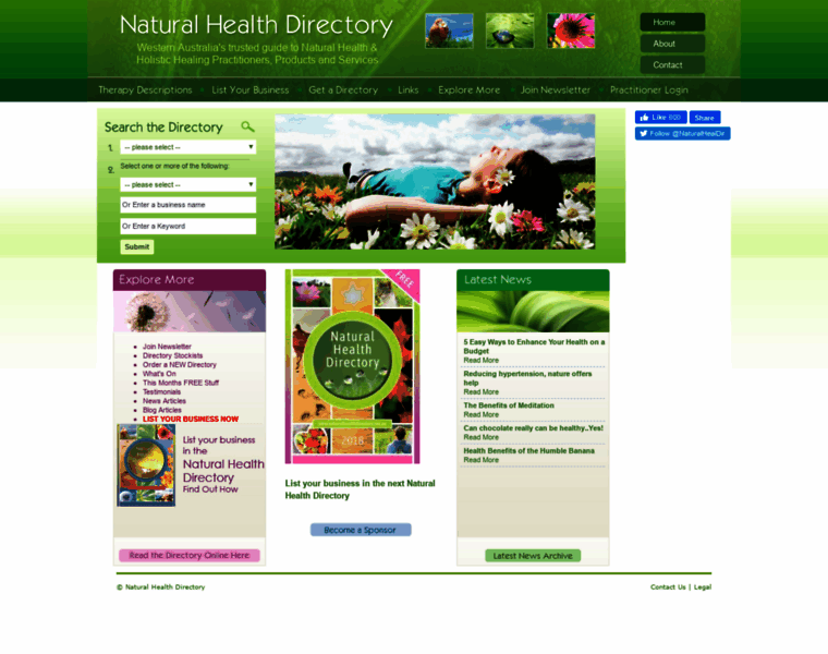 Naturalhealthdirectory.net.au thumbnail
