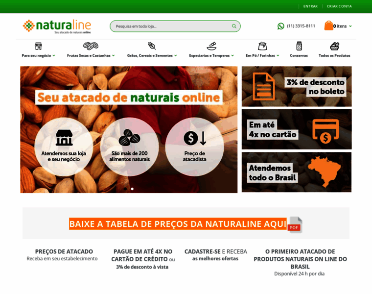 Naturaline.com.br thumbnail