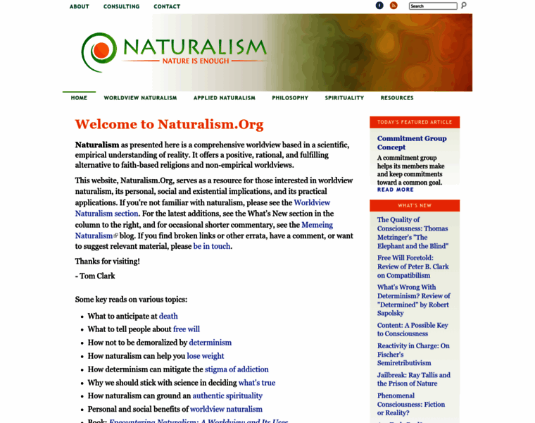 Naturalism.org thumbnail