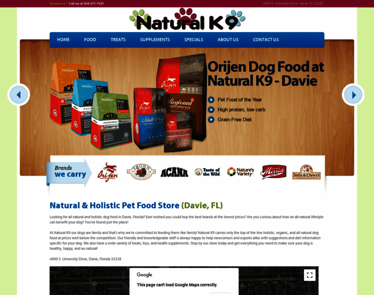 Naturalk9davie.com thumbnail
