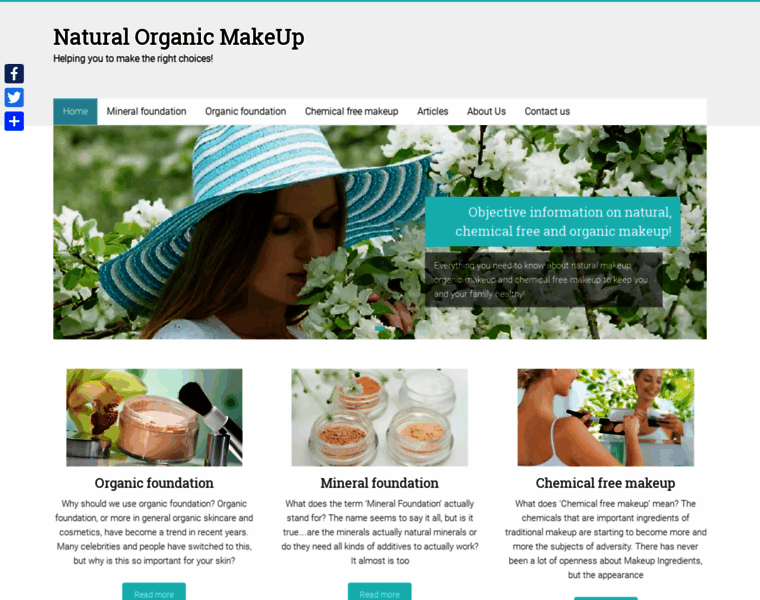 Naturalorganicmakeup.net thumbnail