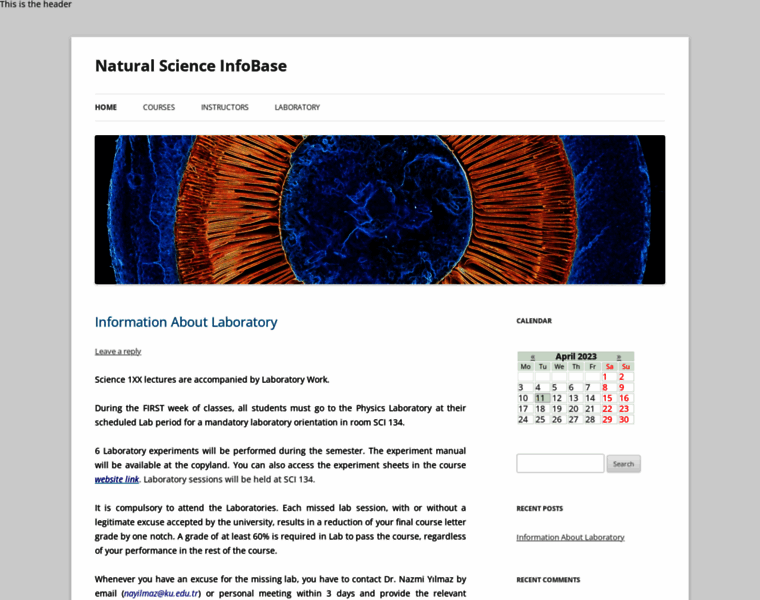 Naturalscience.ku.edu.tr thumbnail