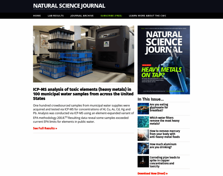 Naturalsciencejournal.org thumbnail