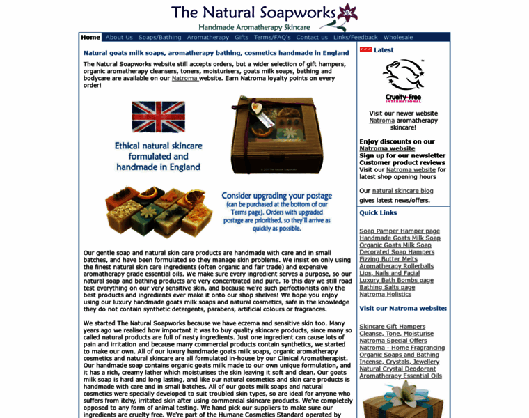 Naturalsoapworks.co.uk thumbnail