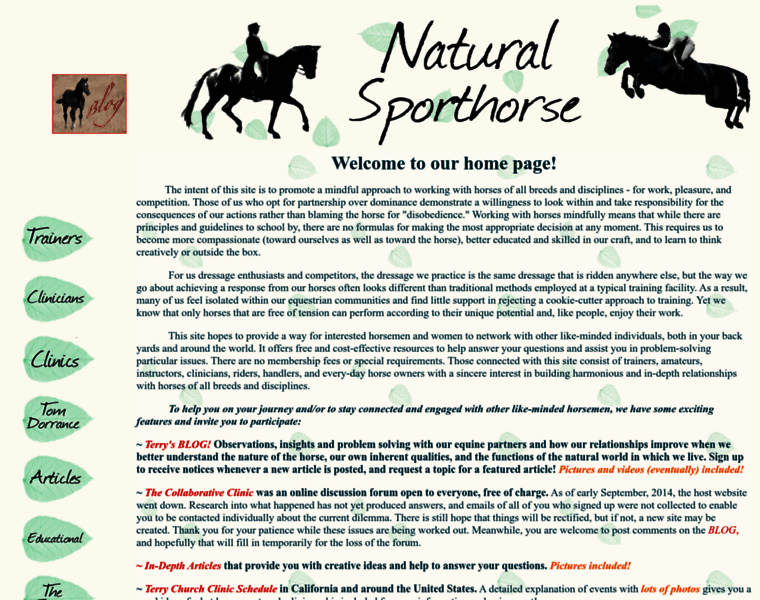 Naturalsporthorse.com thumbnail