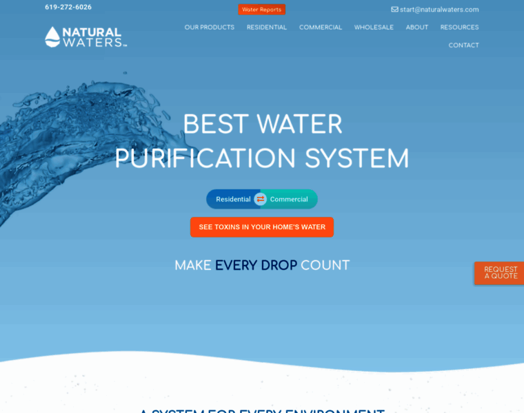 Naturalwaters.com thumbnail