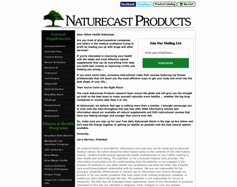 Naturecastproducts.com thumbnail