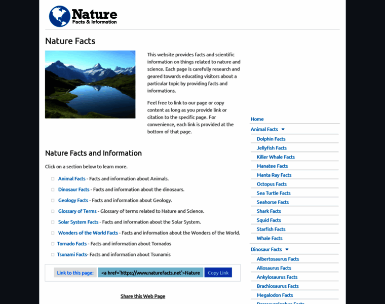 Naturefacts.net thumbnail