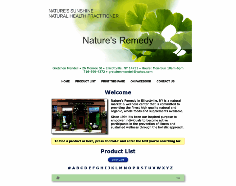 Natures-remedy.net thumbnail
