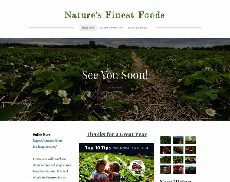 Naturesfinestfoods.com thumbnail