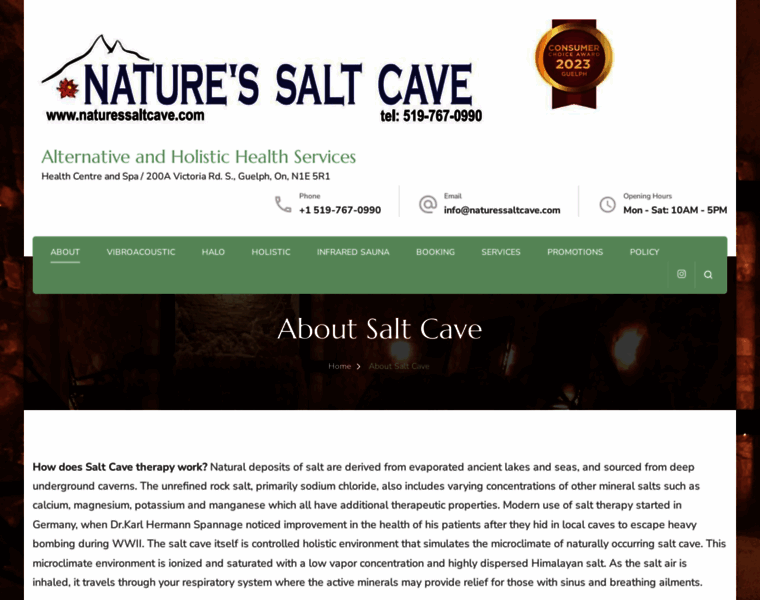 Naturessaltcave.com thumbnail