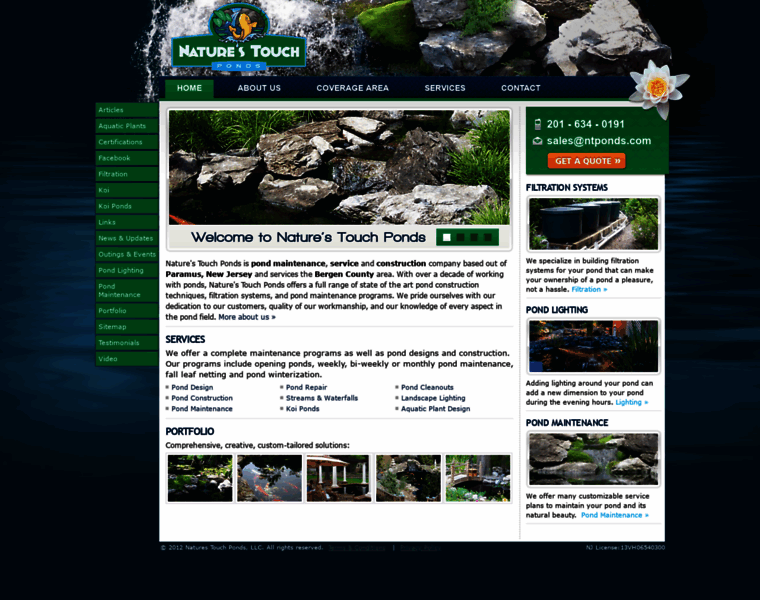 Naturestouchponds.com thumbnail