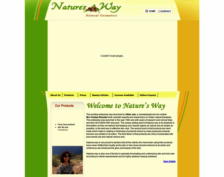 Natureswaycosmetics.com thumbnail