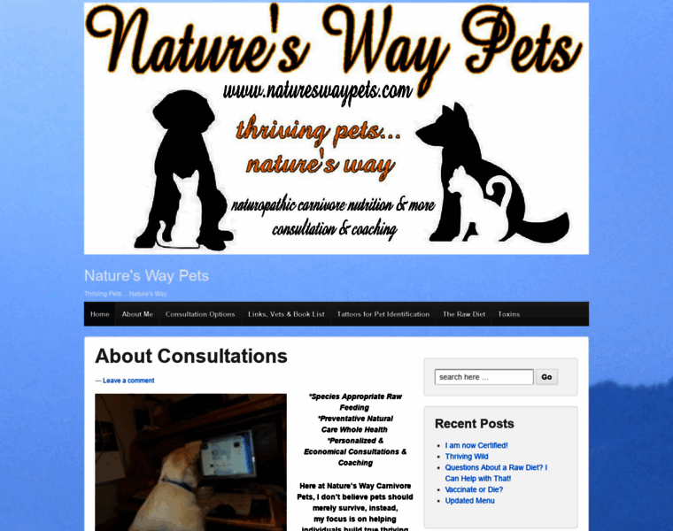 Natureswaypets.com thumbnail