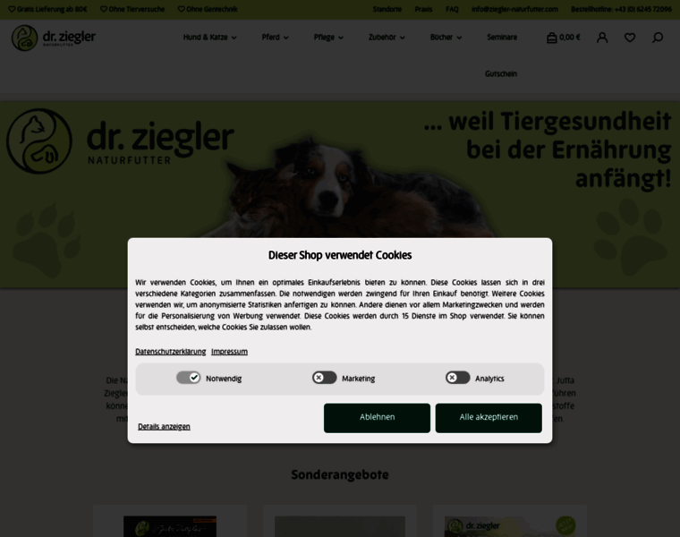 Naturfutterlaedchen.at thumbnail