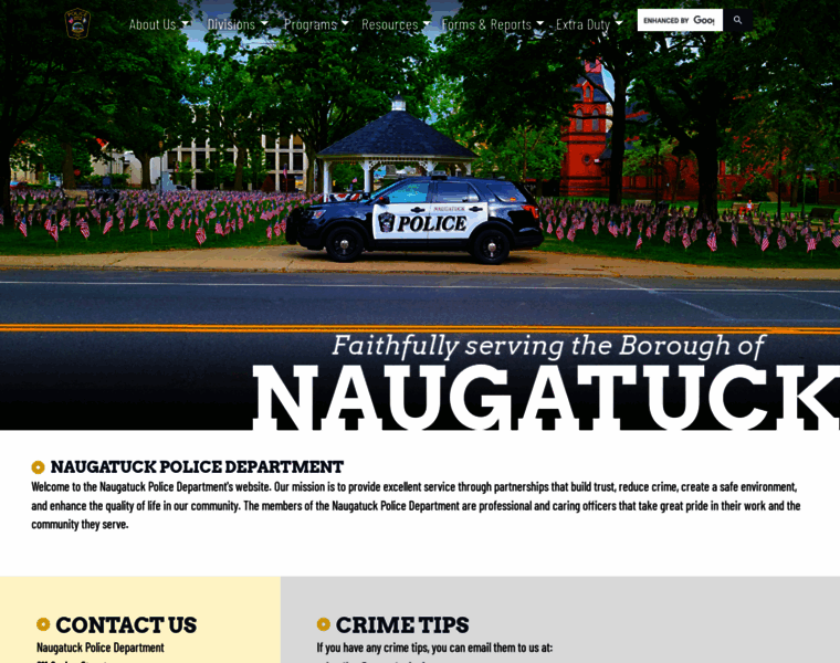 Naugatuckpd.org thumbnail