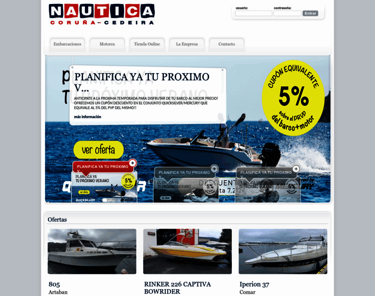 Nauticacedeira.com thumbnail