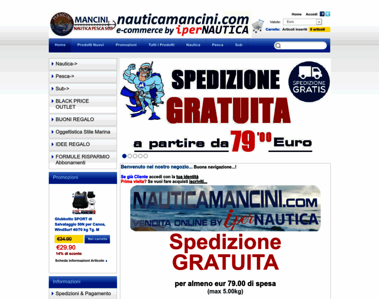 Nauticamancini.com thumbnail