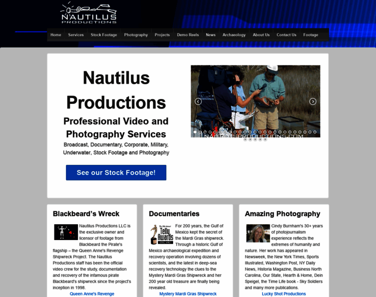 Nautilusproductions.com thumbnail