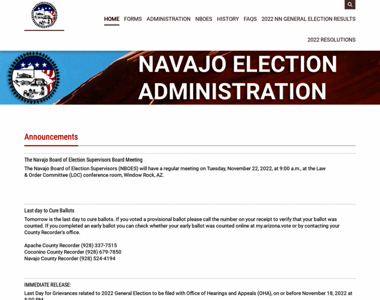 Navajoelections.navajo-nsn.gov thumbnail