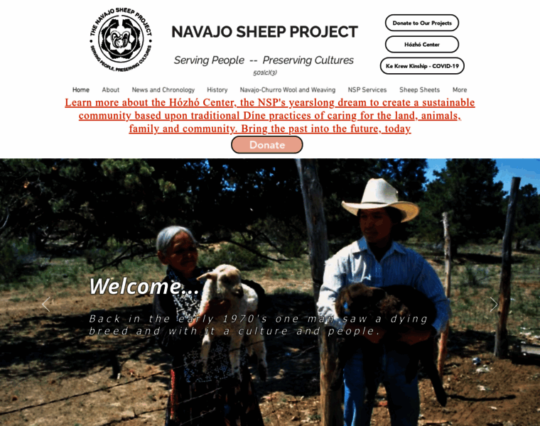 Navajosheepproject.org thumbnail