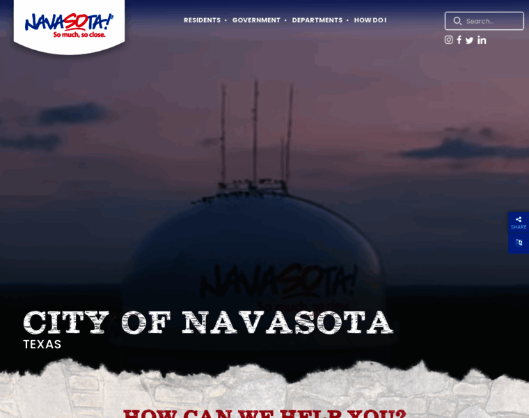 Navasotatx.gov thumbnail