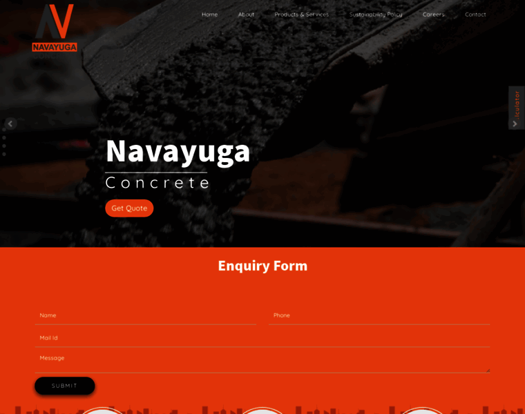 Navayugaconcrete.com thumbnail