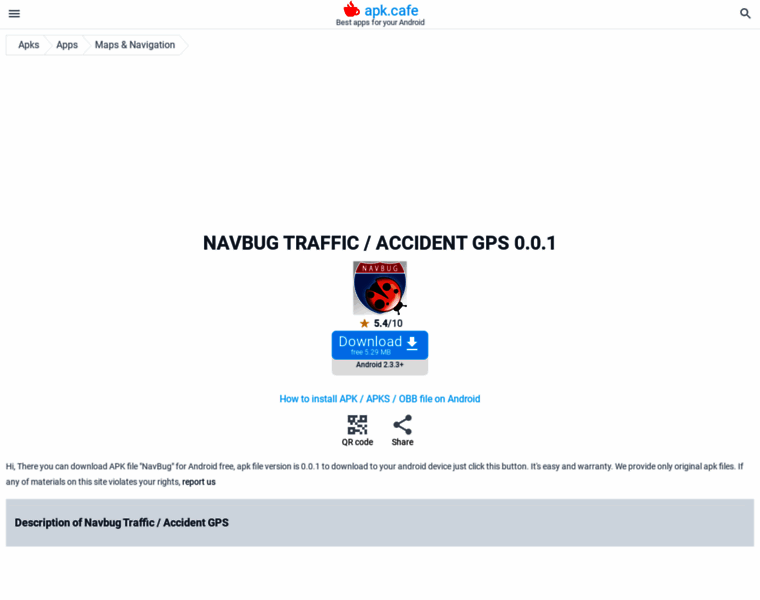 Navbug-traffic-accident-gps.apk.cafe thumbnail