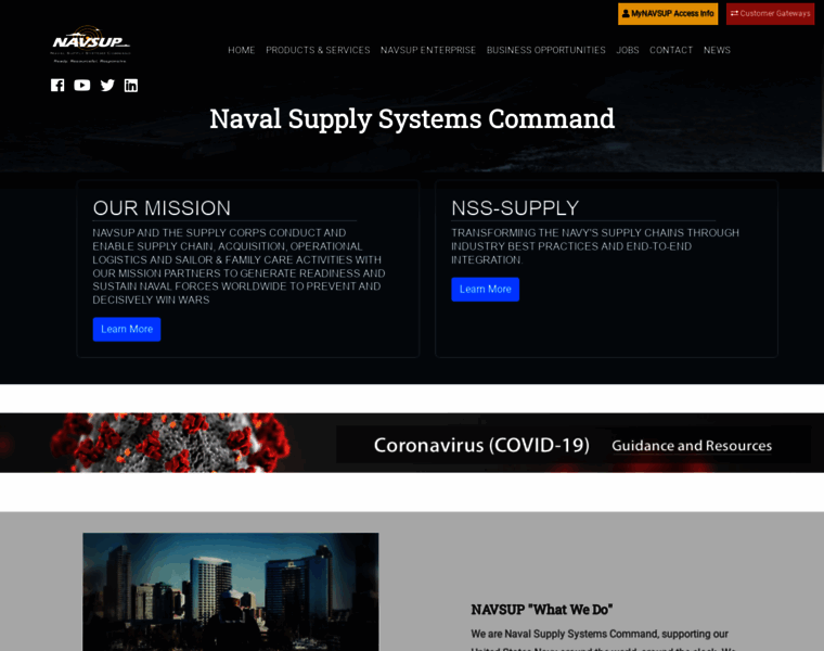Navsup.navy.mil thumbnail