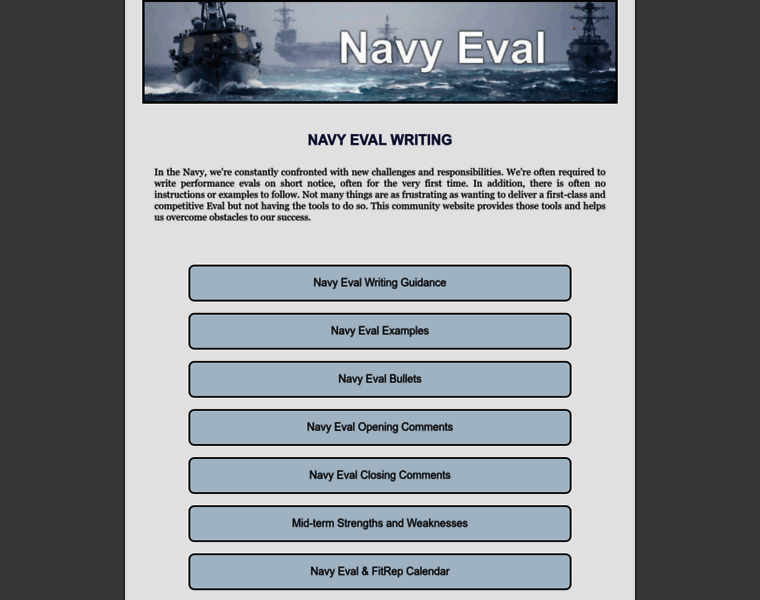 Navy-eval.com thumbnail