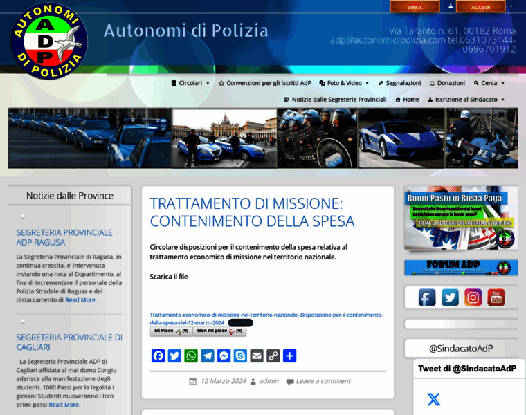 Nazionale.autonomidipolizia.it thumbnail