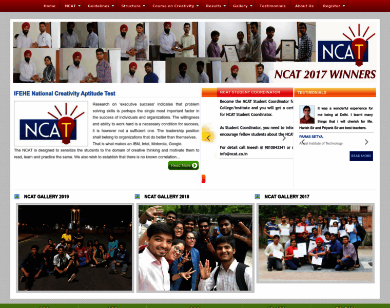 Ncat.co.in thumbnail
