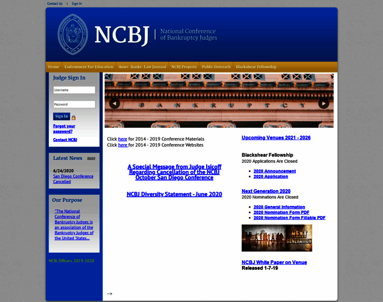 Ncbj.org thumbnail