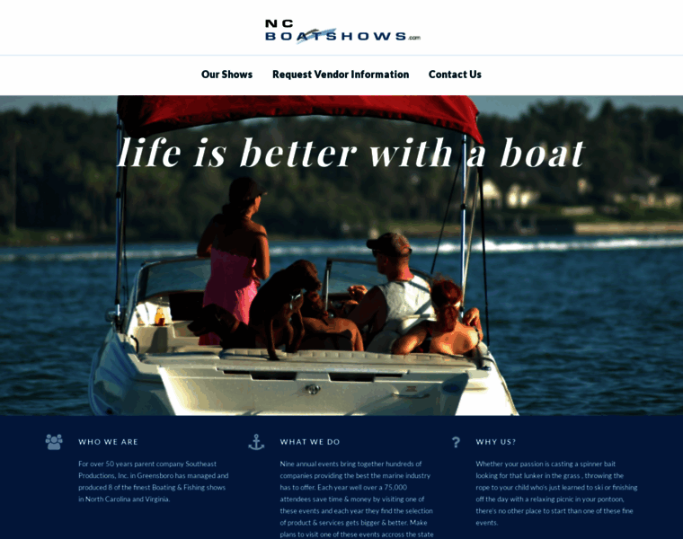 Ncboatshows.com thumbnail