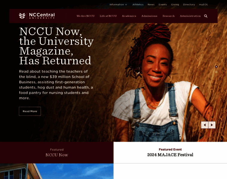 Nccu.edu thumbnail