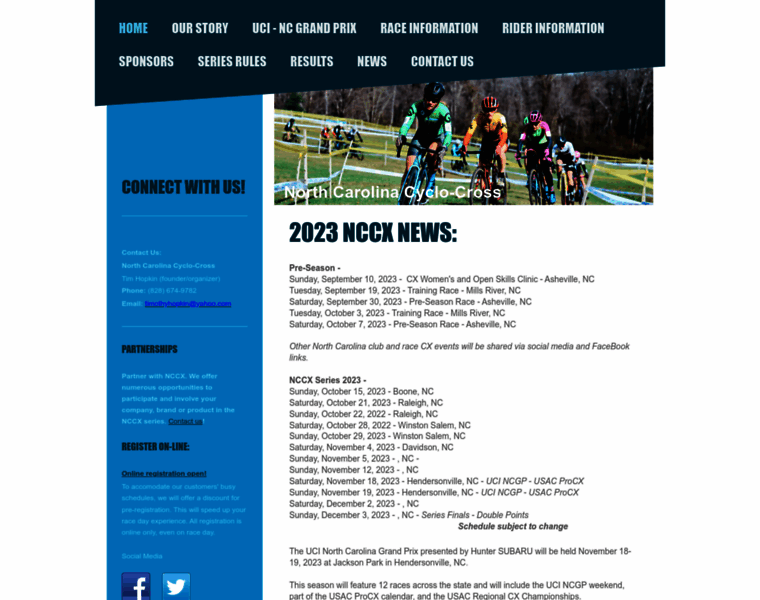 Nccyclocross.com thumbnail