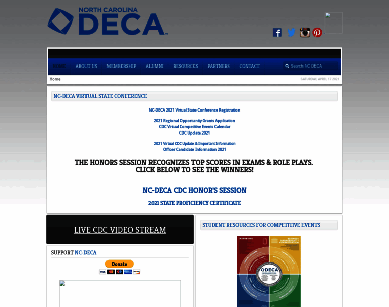 Ncdeca.org thumbnail