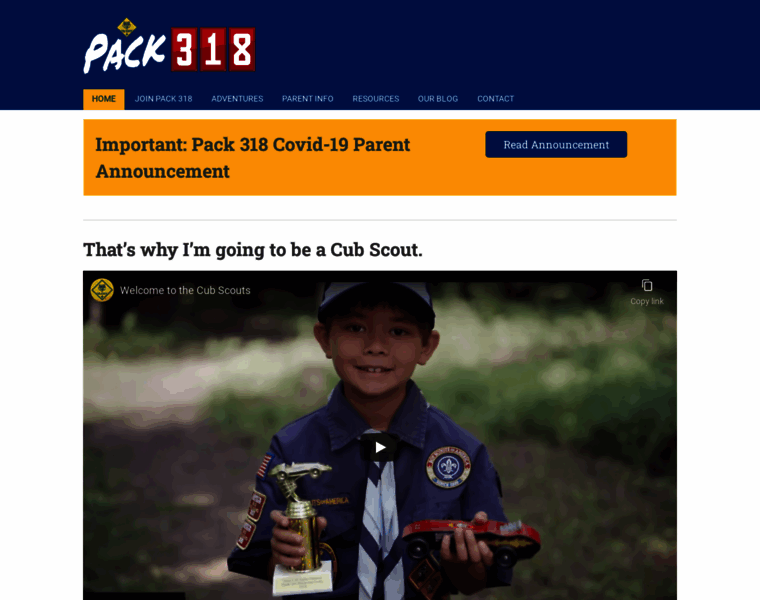 Ncpack318.org thumbnail